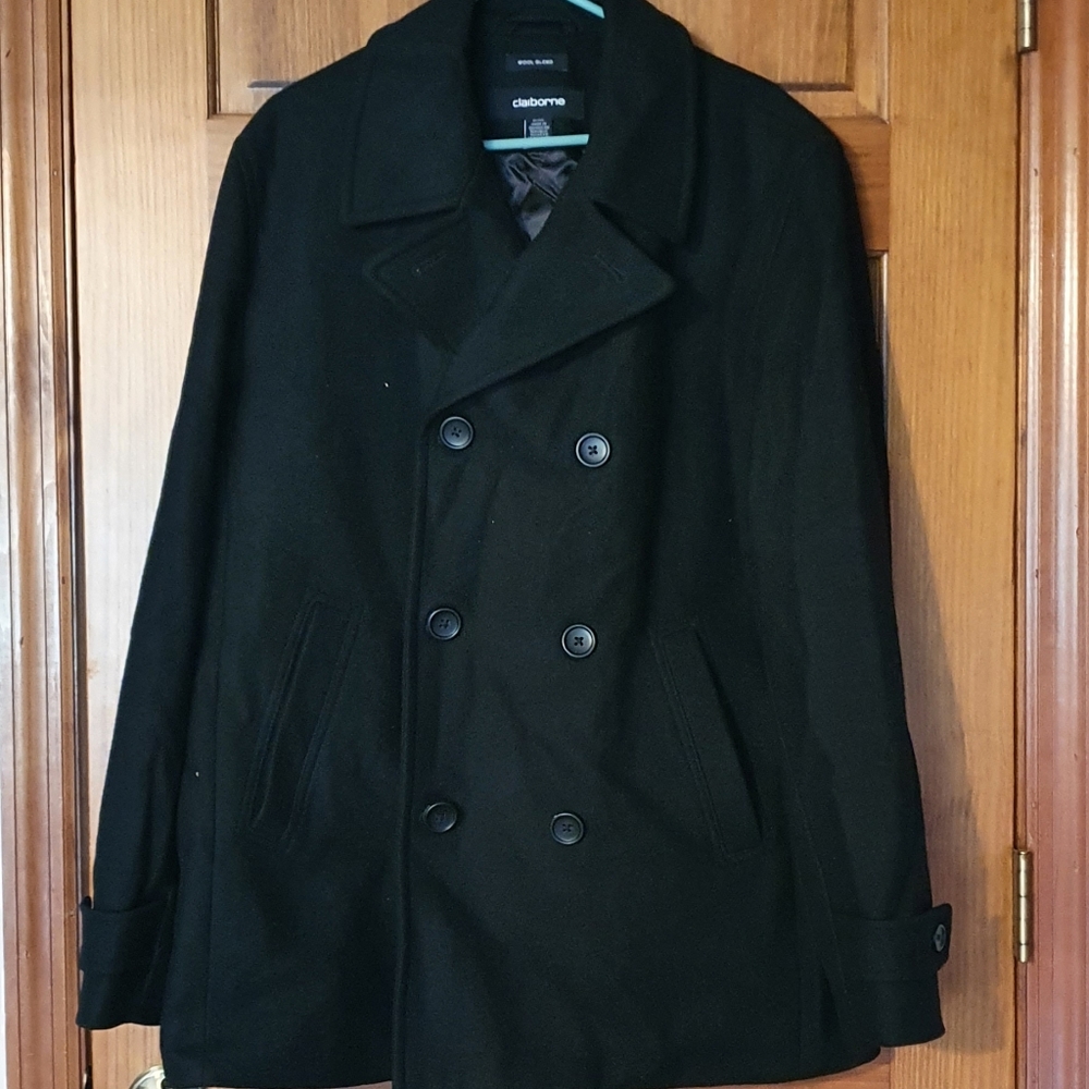 Claiborne Wool Pea Coat